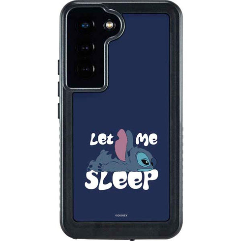 Disney Lilo and Stitch Let Me Sleep Galaxy S24 Waterproof Case